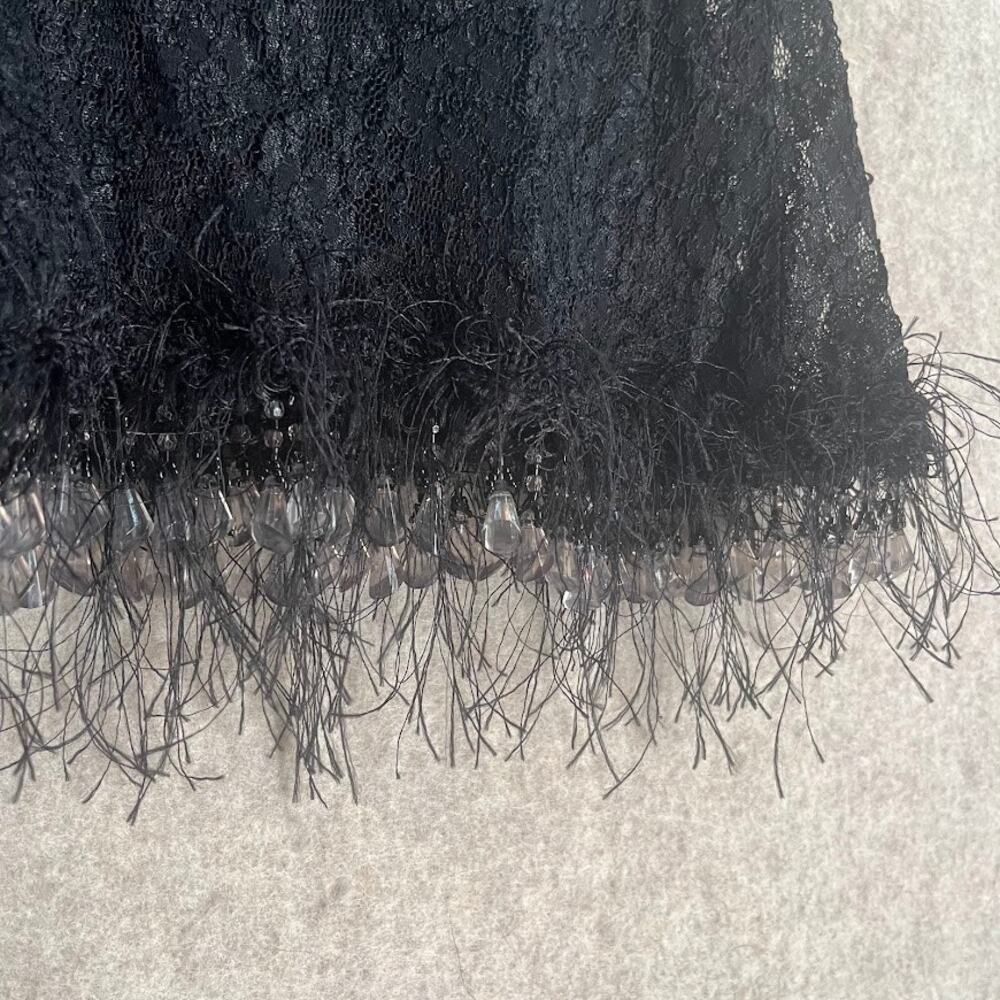 All That Jazz Black Whismigoth Lace Beaded Top - Picture 4 of 9